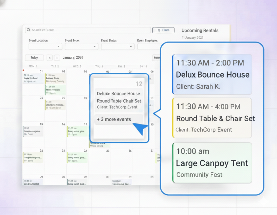 Event Calendar Dashboard