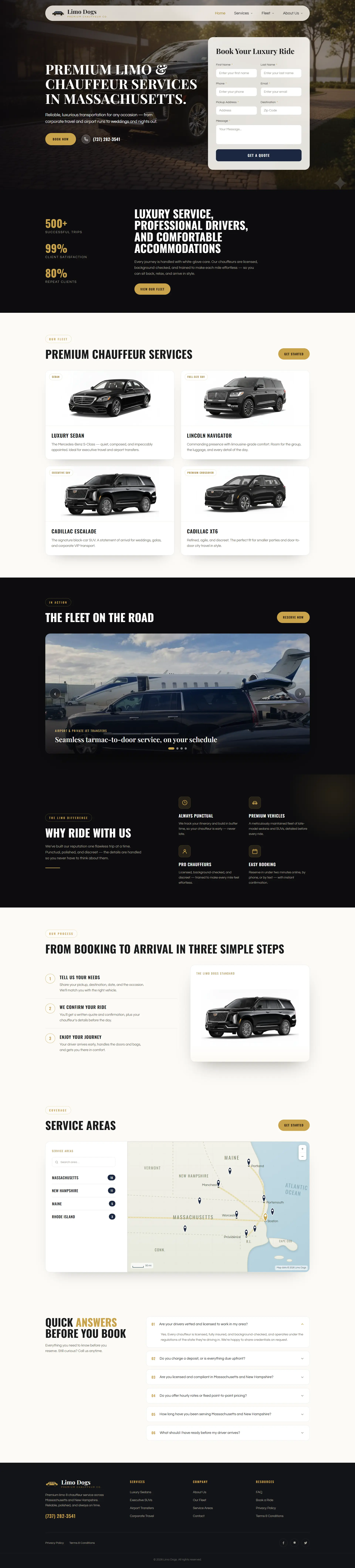 Limo Dogs — Massachusetts website