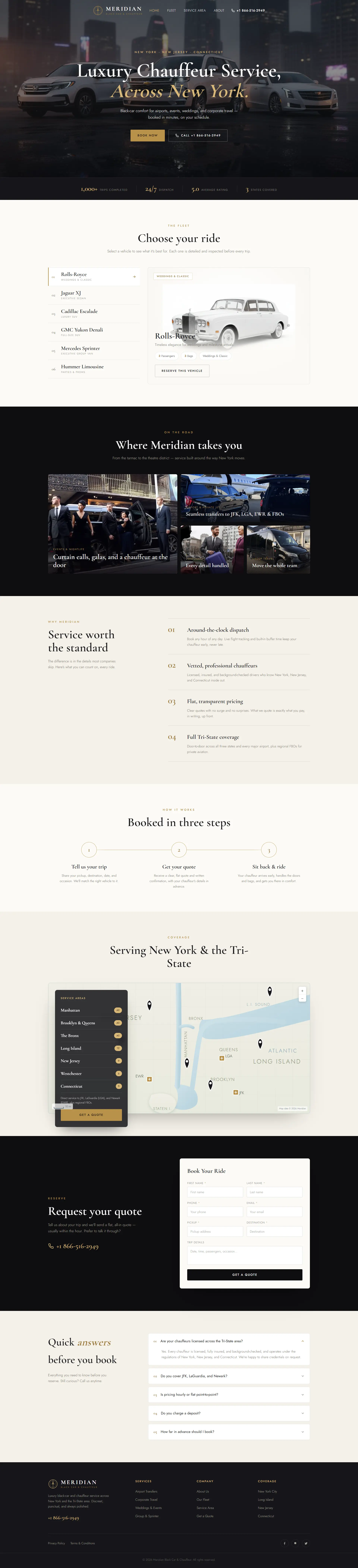 Meridian — NY Black Car website