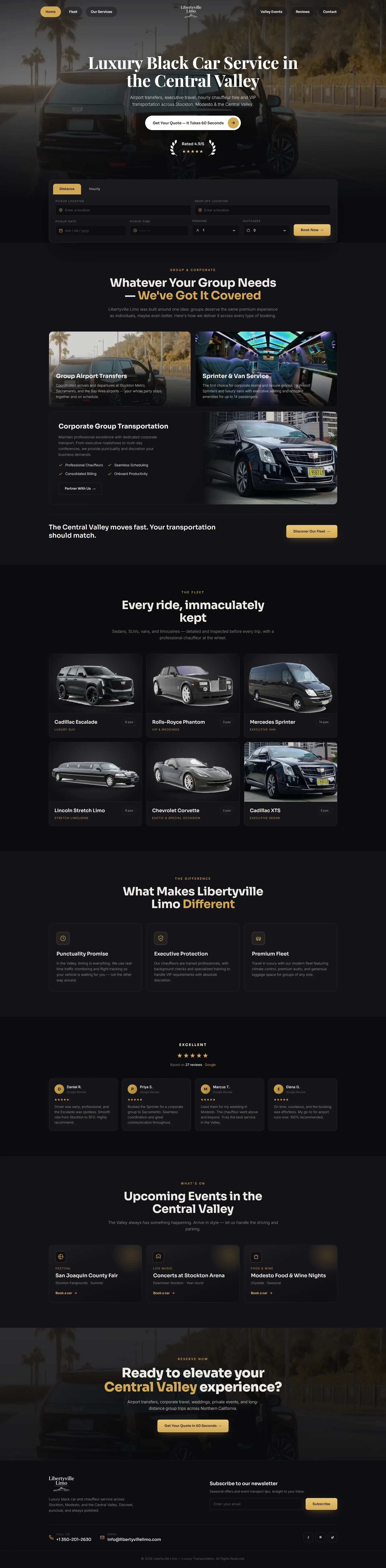 Libertyville Limo website